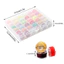 36 Miếng Prewound Thread Bobbins Cuộn Đầy Màu Sắc Cho Máy May Có Hộp Bảo Quản