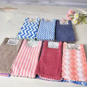 TRTR Khách sạn Vải Vệ Sinh Hộ Gia Đình Đĩa Vải Kính Cửa Sổ Sill Khăn Lau VN