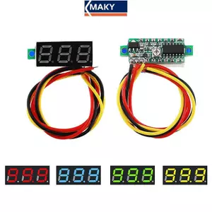 MAKY 0,28 Inch Vôn kế kỹ thuật số DC 0-100V Máy kiểm tra điện áp Mini DC Vôn kế Máy dò VN