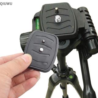 QIUWU Mount Tripod Platform Tripod Monopod Qui Release Plate Bộ chuyển đổi gắn camera Bộ chuyển đổi đầu ba chân Bộ chuyển đổi tấm chân máy ảnh.