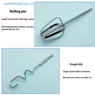 Unewtyu 1 / 2 / 4 Móc khuấy trứng điện, Máy đánh trứng cầm tay bền bằng thép không gỉ Trộn Sti Máy trộn nhà bếp VN
