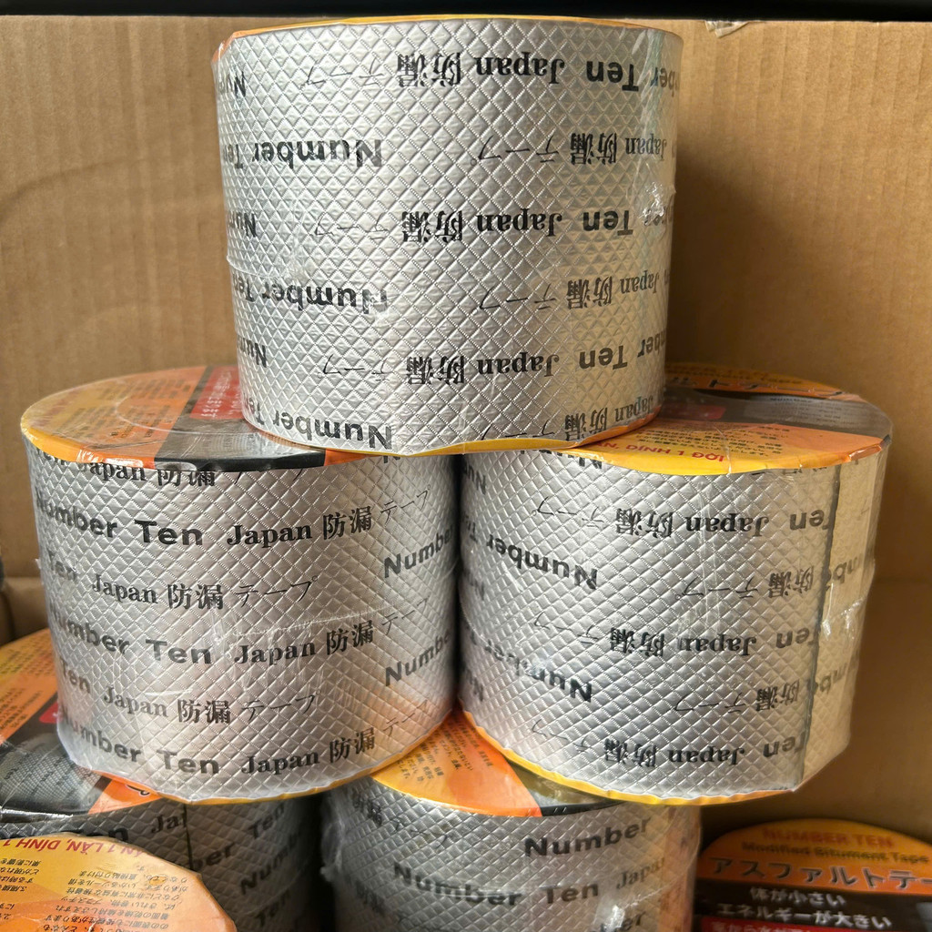 3 Cuộn Băng Keo Chống Thấm NANO NUMBER TEN Nhật Bản – Keo Dán Chống Dột Mái Tôn, Tường, Ống Nước Siêu Dính