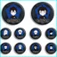HT2 BLUE LOCK huy hiệu hấp thụ từ tính Phim hoạt hình huy hiệu anime trâm cài cá tính TH2