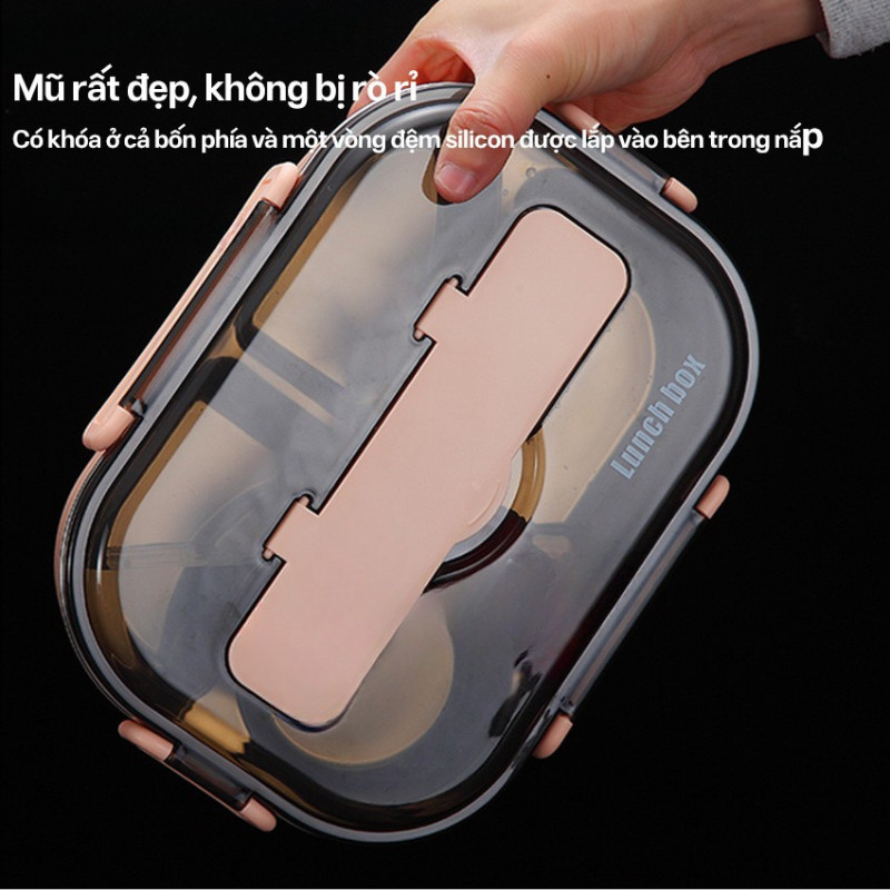 Hộp cơm trưa cách nhiệt LUMERA - Lõi inox SUS 304 có thể tháo rời tiện lợi