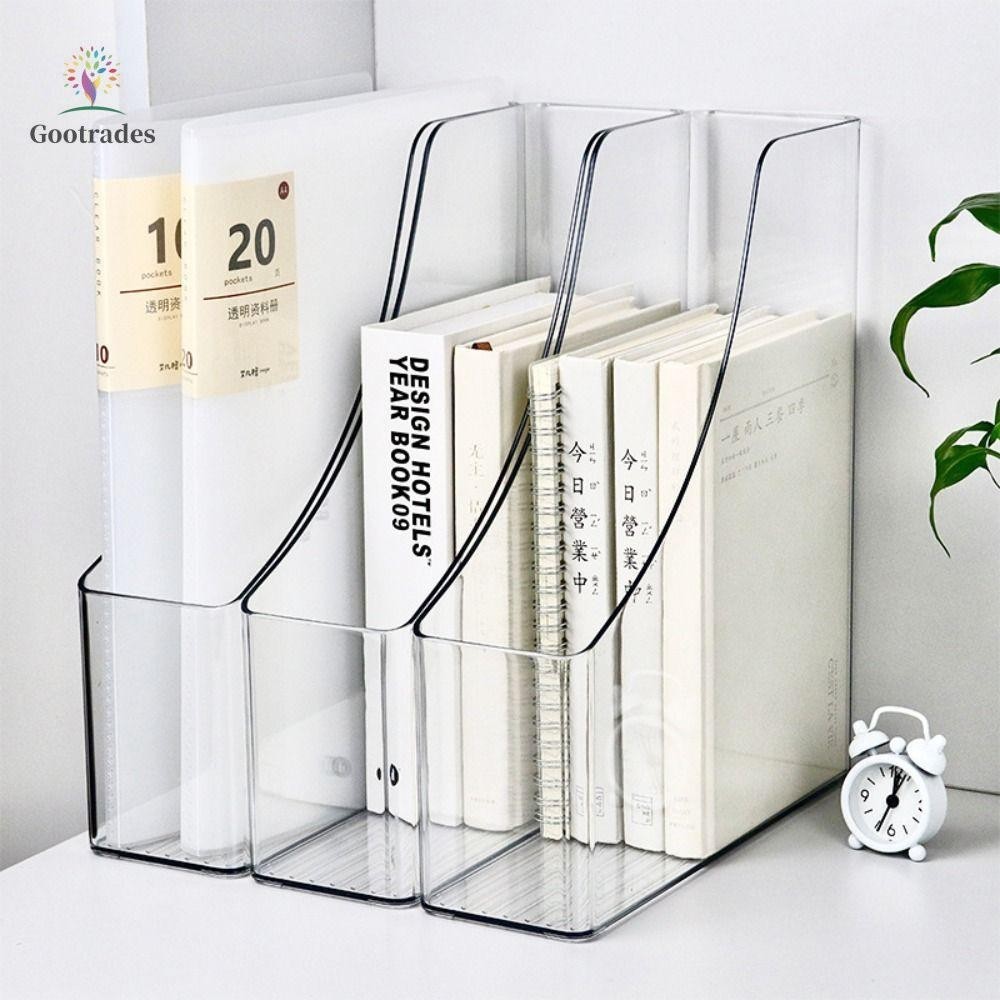 Khay Đựng Tài Liệu A4 Trong Suốt Để Bàn Bằng Acrylic Cao Cấp, Kệ Đựng Hồ Sơ Sách Vở Văn Phòng Gọn Gàng