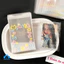 Túi tự dán nhỏ in hình thỏ thiên thần Polaroid, túi đựng thiệp tự dán.