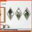 Linh hồn| Boho Sang Trọng Trang Trí Tường Hoa Trang Trí Tường 3 Chiếc Boho Tối Giản Nghệ Thuật Treo Tường Bộ Hình Học Thực Vật Gỗ Áp Phích Rỗng Ra Trang Trí Nhà Trang Trại Cho Phòng Ngủ Lối Vào Trừu Tượng
