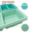 Linh hồn| Khay Đá Chống Mùi Khuôn Silicon Cấp Thực Phẩm Khay Đá Silicon Có Nắp Cấp Thực Phẩm Dễ Dàng Giải Phóng Chống Rò Rỉ Xếp Chồng Máy Rửa Chén An Toàn Đa Năng Cho Nhà Bếp