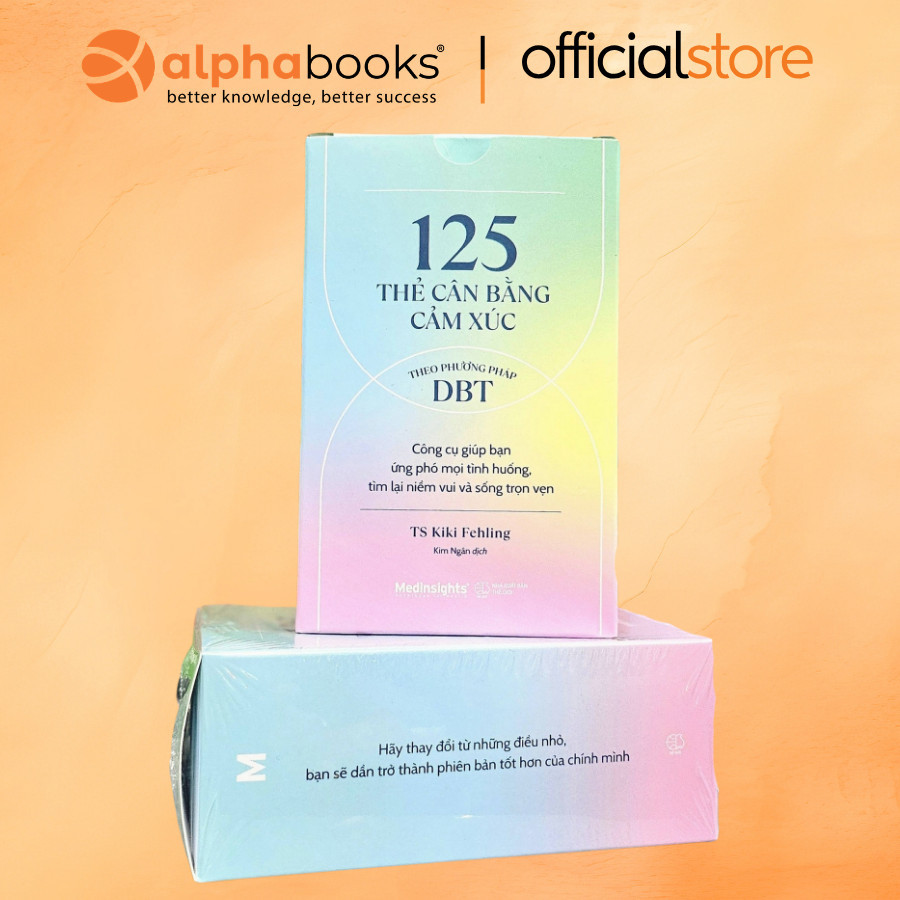 FlashCard - 125 Thẻ Cân Bằng Cảm Xúc Theo Phương Pháp DBT (Medinsights)