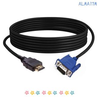 ALMA1 1-5m HDMI sang VGA Chuyển Đổi 1080P cho PC HDTV