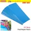CORALTIDE 10 Cái Bộ Sửa Chữa Bể Bơi, Dành Cho Bể Bơi Sửa Chữa Dưới Nước Miếng Dán Sửa Chữa Bể Bơi, Keo Dán PVC Đa Năng Tự Dính