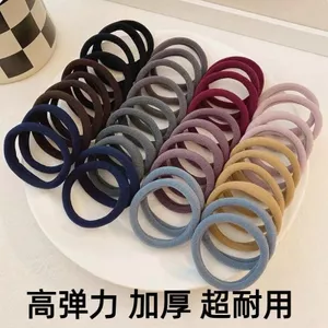 Dây Buộc Tóc Dày Phong Cách Mới Xuân Hè Dây Buộc Tóc Nữ 5.8 Đen Đàn Hồi Cao Bền Đẹp