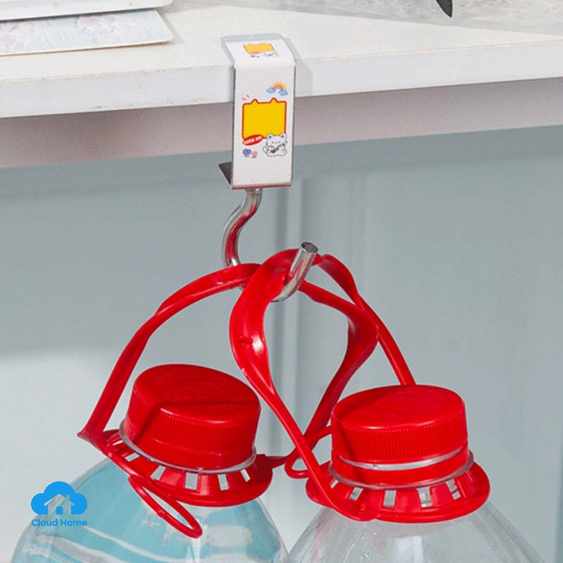 🌤️COD🌤️Móc treo balo, túi xách bằng chất liệu kim loại cứng cáp, móc treo đồ cạnh bàn có thể xoay điều chỉnh