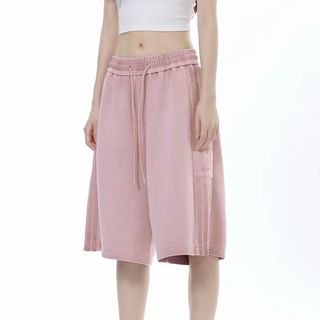 GKSSS Quần short thể thao thông thường mới của Mỹ thương hiệu hợp thời trang băng lụa sọc bên phong cách trung tính