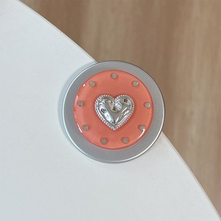 3d Tình Yêu Kim Loại Tròn Từ Tính Giá Đỡ Điện Thoại Cho IPhone 17 16 15 14 13 12 Pro Max 14 Plus Có Thể Gập Lại Vòng Tay Co Giãn Để Bàn Đứng P5