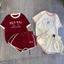 Sét Bé Gái HÌNH IN RED SOX K.Kid Bộ Mùa Hè Chất Liệu Cotton Size 8-20kg M99