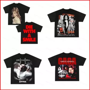 YB1 Lady Gaga MAYHEM tour du lịch thế giới Áo thun Mayhem Ball tay ngắn mùa hè BY1