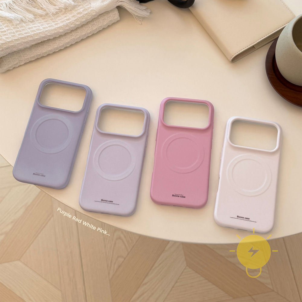 Phone Case For iPhone 17 Pro Max 16 15 14 13 TPU Matte Magnetic Soft Aesthetic Korean Cute