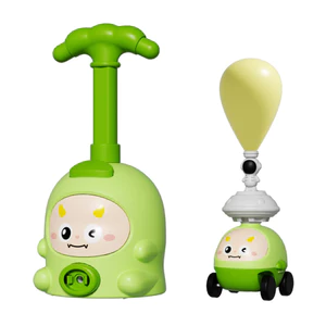 < Pluscloth > Đồ chơi ô tô bóng bay chạy bằng không khí có bơm thủ công Máy phóng con vịt khủng long hoạt hình 2 trong 1 cho trẻ mới biết đi Xe bé trai bé gái Quà tặng giáo dục vui nhộn cho trẻ mới biết đi Xe bóng bay đến