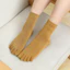 3 Đôi Nữ Cotton Thoáng Khí Đến Mắt Cá Chân Tất Năm Ngón Thời Trang Nữ 5 Ngón Tất