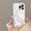 Đối với IP 16 15 Pro Max 11 12 13 14 Pro Max X XR XS Max 7Plus 8Plus vết bẩn đa màu Dolphin Quartz Silicone Thời trang