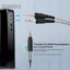 Guansfs Guansfs Âm Thanh 3.5mm Chia Cổng Cáp 1 Nữ sang 2 Nam Bộ Chuyển Đổi Tai Nghe Chụp Tai Micro Dây Adapter dành cho Tai Nghe máy tính để bàn Laptop PC