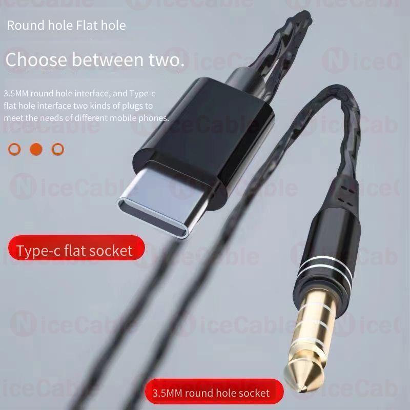 Tai nghe có dây trong tai Chất lượng âm thanh HiFi Giảm tiếng ồn Âm thanh nổi Tương thích rộng rãi với tai nghe có dây 3,5mm / loại C cho điện thoại Máy tính bảng