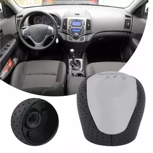 Núm bánh răng bằng da đục lỗ cho cảm ứng sang trọng dành cho bạn dành cho Hyundai I30 và IX35