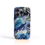 Họa tiết nghệ thuật màu xanh Thích hợp cho iPhone 17Promax 16Pro 15 11 12 13 14 xs XR 17Air Vỏ cứng hai lớp chống sốc JB9R
