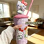 Bán Xoắn Hello Kitty Cốc Nước Hoạt Hình Dễ Thương Nhảy Múa Hello Kitty Rơm Cốc Cô Gái Giá Trị Cao Cốc Nước Quà Tặng