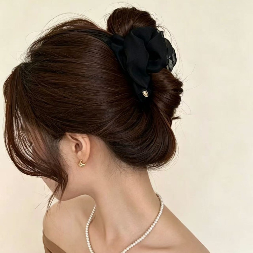 Kẹp Tóc Cao Cấp Retro Kim Loại Với Họa Tiết Đám Mây, Phù Hợp Mọi Kiểu Tóc
