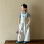 Mùa hè phong cách mới của cô gái Vest+ngắn tay áo 2 mảnh áo thun