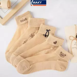 MAKY 5 Cặp Thoáng Khí, Hút Mồ Hôi, Chống Mài Mòn và Chống Mùi, Phù Hợp Mùa Hè, Trong Suốt và Nhẹ Mỏng