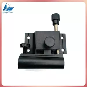 Phụ kiện hộp câu cá màu đen với giá đỡ lớn làm từ hợp kim nhôm-magnezi