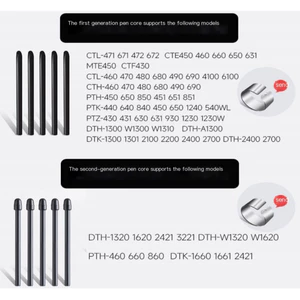 30 miếng / tương thích với đầu bút máy tính bảng kỹ thuật số Wacom CTL672 671 472 6100 Yingtuo PTH 651 660 đầu bút viết tay máy tính bảng