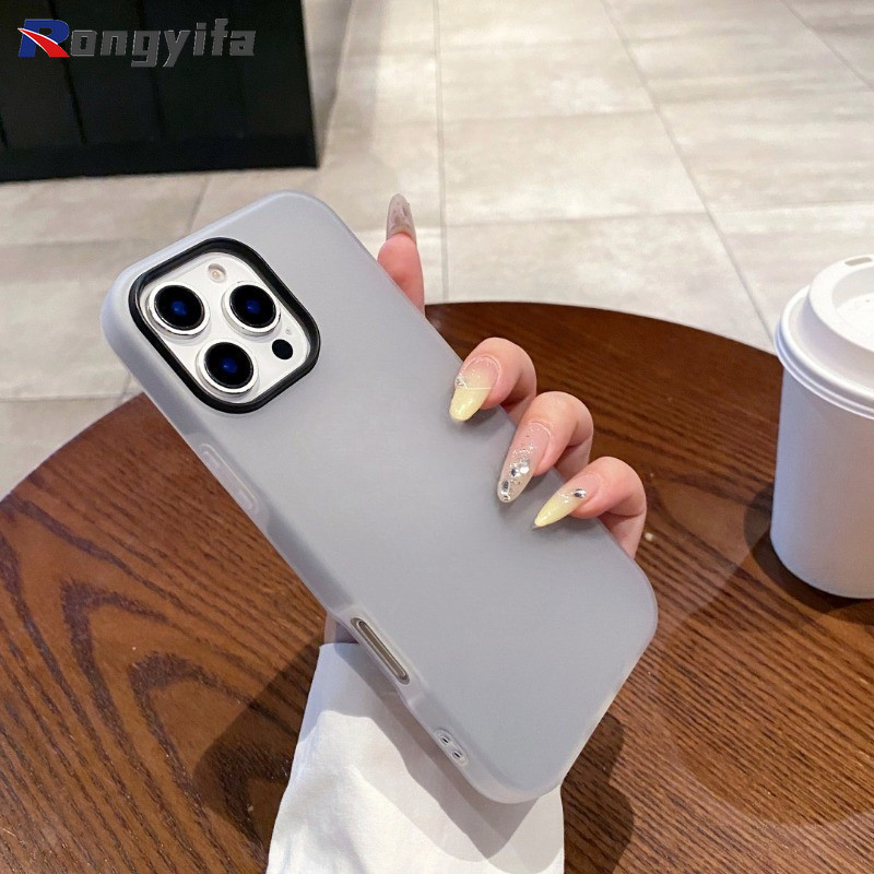 Vỏ Màu Kẹo 2 Trong 1 Cho Tecno Spark Slim 10 10C 9 8C 7 7T 5 Pro 4 Camon 16S 15 Air 5G 4G Khung Bao Mezzanine Có Thể Giữ Hình Ảnh Vỏ Điện Thoại Chống Sốc Dễ Thương