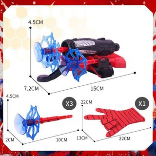 Người Nhện Găng Tay Đồ Chơi Web Bắn Súng Trang Phục Nhập Vai Vải Nhựa Trẻ Em Bé Trai Quà Tặng