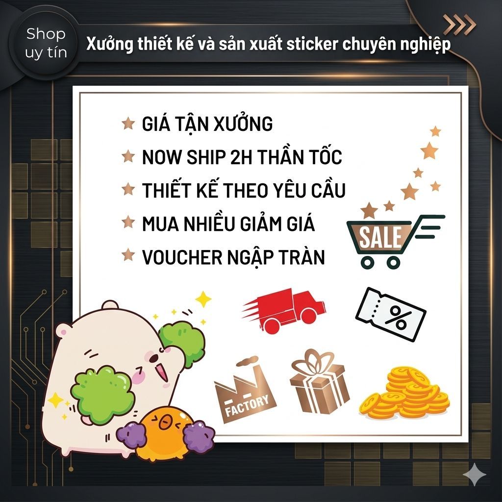 Tem dán UV DTF, tem không viền, tem sticker UV dán trên Gốm Sứ, Thủy Tinh, Kim Loại, Gỗ, Simila, Da, Hộp Giấy, Ốp lưng.