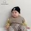Nhíp Thu Đông Bé Hatfortable Màu Trơn Mũ Chữ Dễ Thương Mũ Cotton Sơ Sinh 6 Tháng Đến 4 Tuổi Trẻ Sơ Sinh Bonnet VN