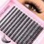 Lông mi giả FAVORITEGOODS, Bộ lông mi lông vũ phối hợp phân đoạn, Nhẹ siêu mềm 30D 40D 50D 60D 80D Làm đẹp hàng ngày