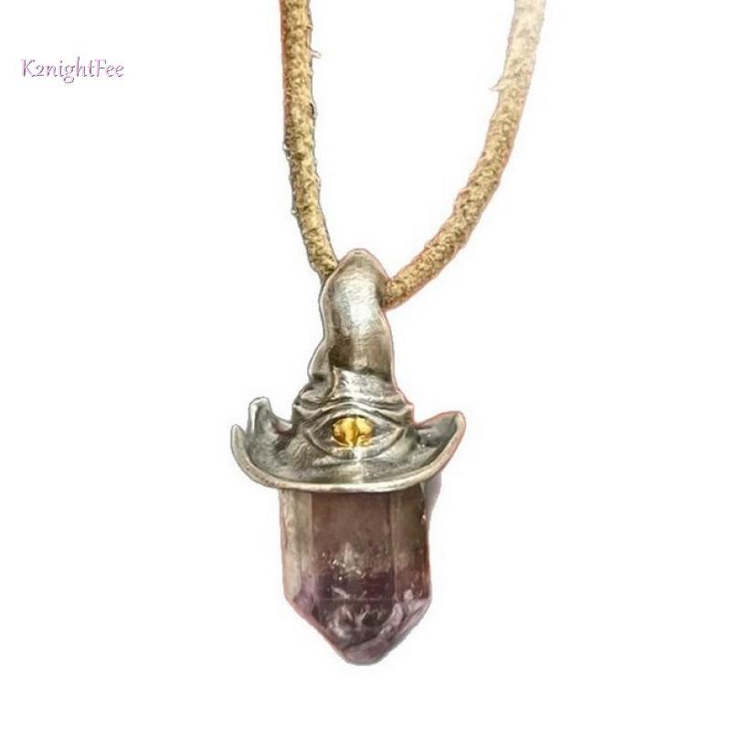 Mũ Phù Thủy và Mặt Dây Chuyền Pha Lê - Thiết Kế Độc Đáo, Thời Trang Cao Cấp