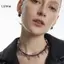 Chocker Punk Gothic Kim Loại Gai Đinh Tán, Phù Hợp Nam Nữ, Phụ Kiện Trang Sức Y2K
