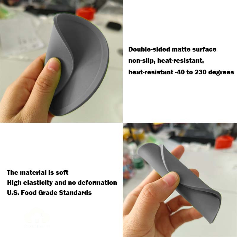 Đế lót ly tròn 10cm, chịu nhiệt, chống trượt bằng silicon.