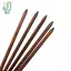 Kẹp tóc gỗ mun khắc truyền thống - Bộ 10 chiếc phong cách retro