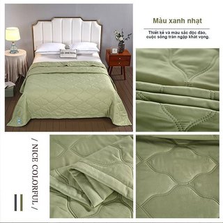 Chăn Làm Mát Mùa Hè Cotton Có Thể Giặt Mềm Nhẹ Thoáng Khí Phòng Ngủ Điều Hòa Không Khí Chăn