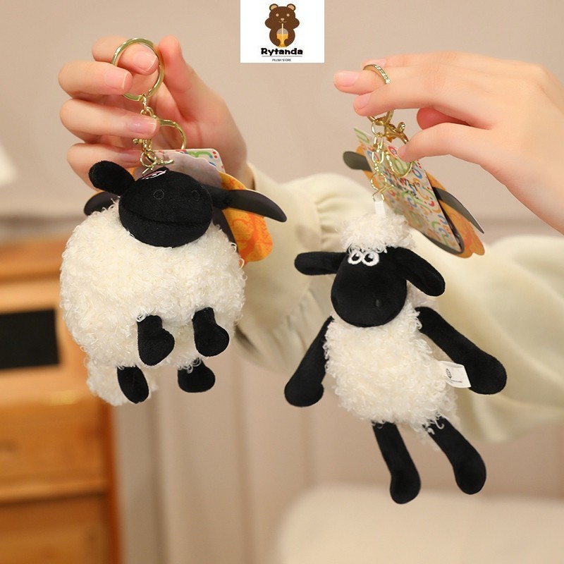 Rytanda Mô Phỏng Dễ Thương Shaun The Sheep Sang Trọng Đồ Chơi Cho Bé Trai Bé Gái Cừu Sang Trọng Búp Bê Gối Thú Vui Nhộn Búp Bê Móc Khóa Sofa Đệm Trẻ Em Đồ Chơi Nhẹ Nhàng Trang Trí Quà Tặng Sinh Nhật