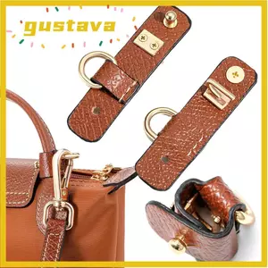 Khóa chuyển đổi GUSTAVA, Sửa đổi Dây đeo vai bằng da thay thế, Khóa treo chuyển đổi DIY không đục lỗ thời trang cho phụ kiện túi Longchamp
