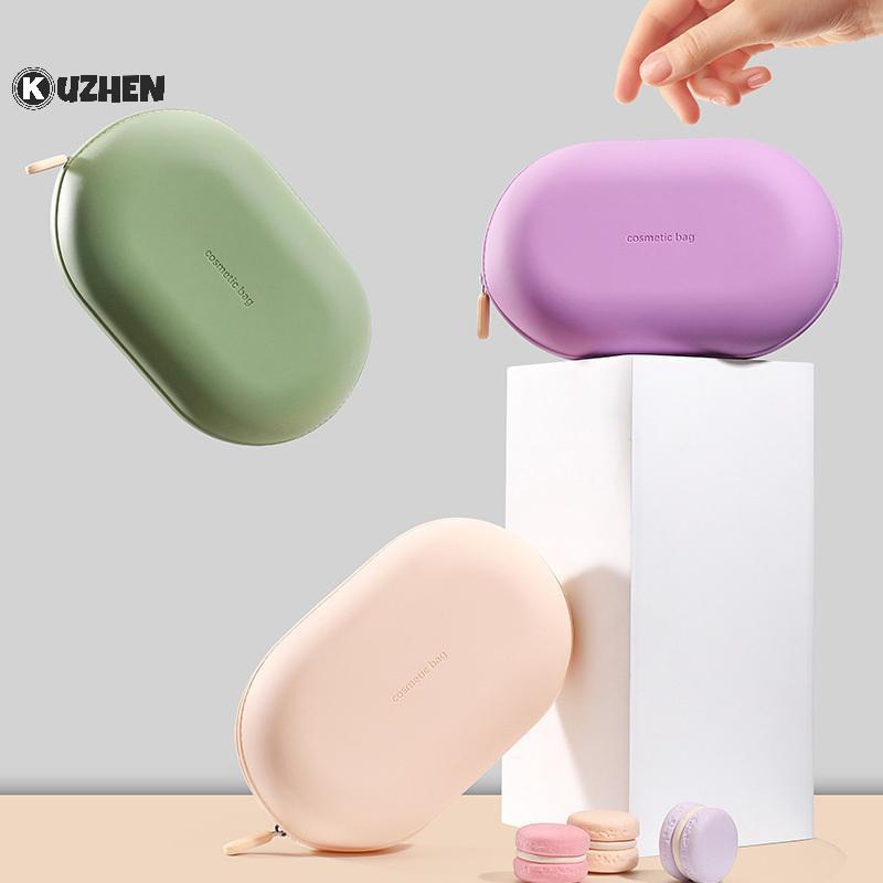 KUZHEN Di Động Dung Tích Lớn Silicon Túi Đựng Mỹ Phẩm Mềm Chống Thấm Nước Túi Bảo Quản Mỹ Phẩm Chống Ẩm Túi Rửa Cho Gia Đình Du Lịch HOT