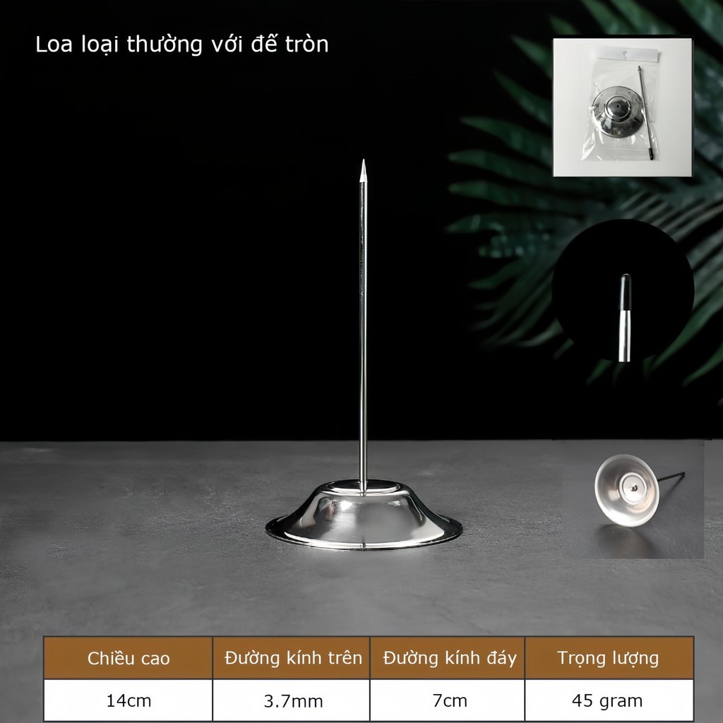 Cây Ghim Bill Giấy Hóa Đơn Cắm Order Inox xiên Có Thể Tháo Rời Cất Gọn,order inox xiên order inox - FE123