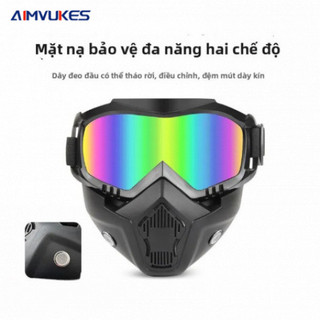 AIMVUKES Mặt nạ hàn bảo hộ lắp kính điện tử tự động tối sáng bảo vệ mắt cho thợ hàn Mặt nạ điện tử đội đầu